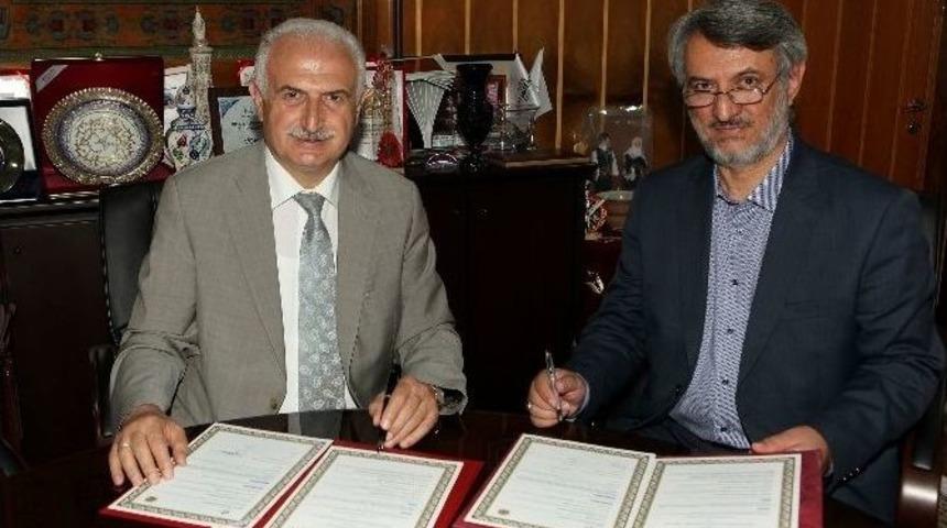 İran Shahid Ashrafi Esfahani &Uuml;niversitesi&rsquo;nden Atat&uuml;rk &Uuml;niversitesi&rsquo;ne Ziyaret