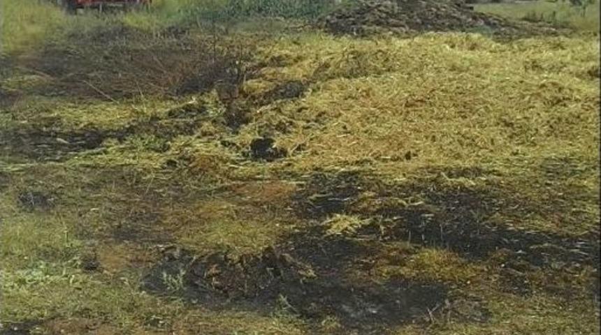 Kırık Cam Şişesi Yangına Sebep Oldu