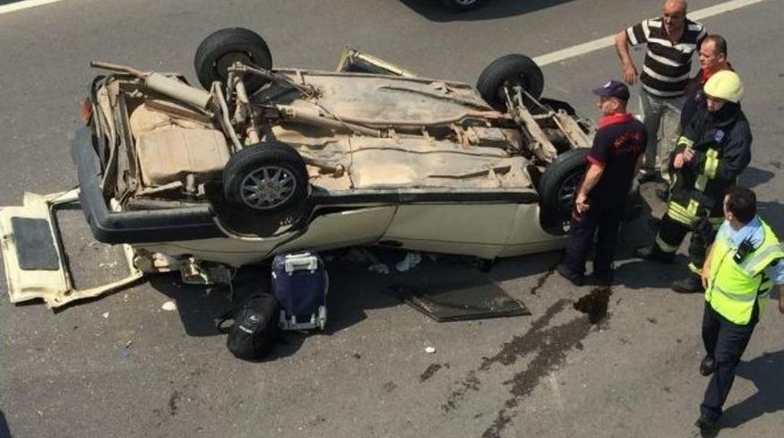 Taklalar Atan Ara&ccedil;tan 5 Kişi Sağ &Ccedil;ıktı