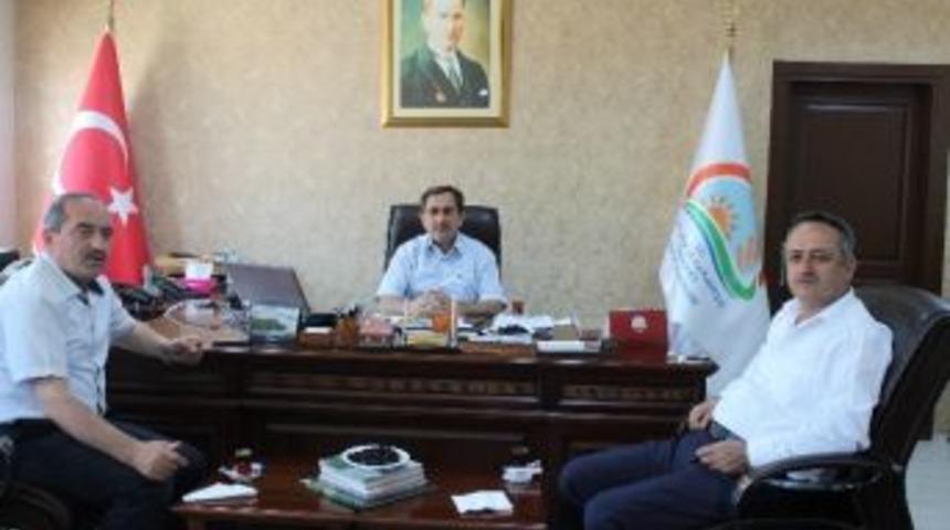 Başkan Uzun&rsquo;dan Tarım İl M&uuml;d&uuml;r&uuml; Bayram&rsquo;a Ziyaret