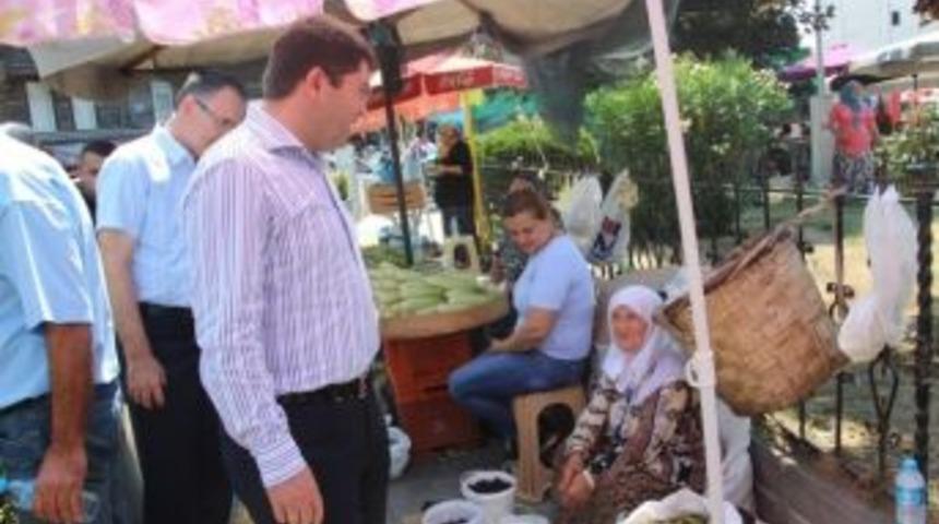 Milletvekili Tun&ccedil;&rsquo;tan Pazaryeri Esnafına Ziyaret