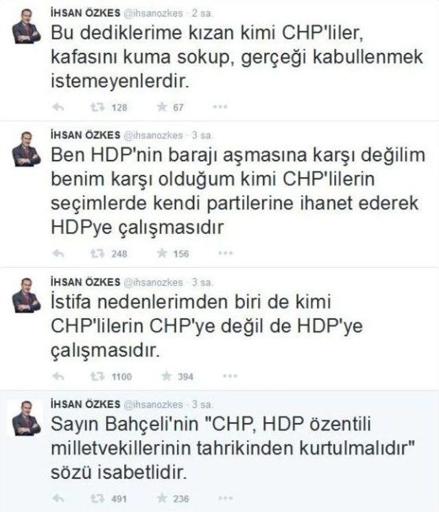 İhsan Özkes’ten Chp’ye Tweetli Eleştiri