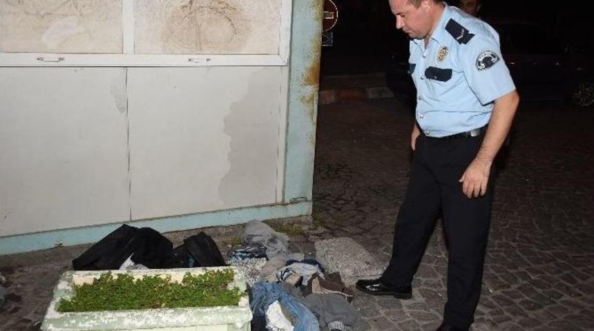 Otob&uuml;s Durağına Bırakılan Ş&uuml;pheli &Ccedil;anta Korkuttu