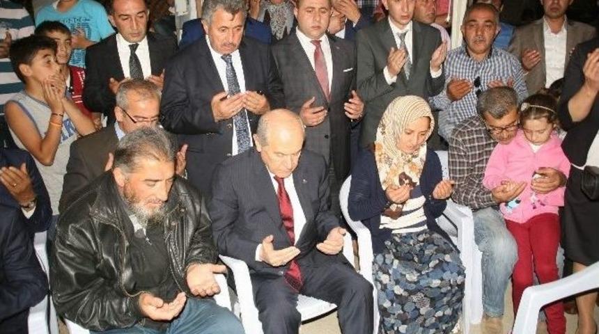 Mhp Genel Başkanı Bah&ccedil;eli, Yozgat&rsquo;ta Şehit Ailesini Ziyaret Etti