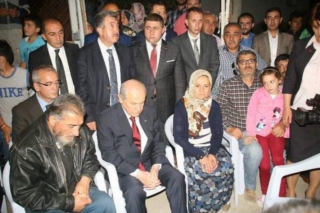 Mhp Genel Başkanı Bahçeli, Yozgat’ta Şehit Ailesini Ziyaret Etti