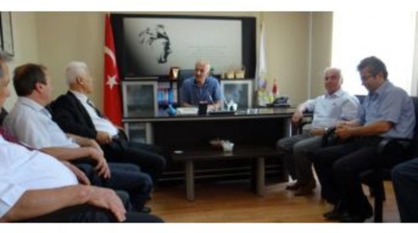 T&uuml;ed Genel Başkanı Erg&uuml;n&rsquo;den Uzundere Belediye Başkanı &Ouml;zsoy&rsquo;a Ziyaret