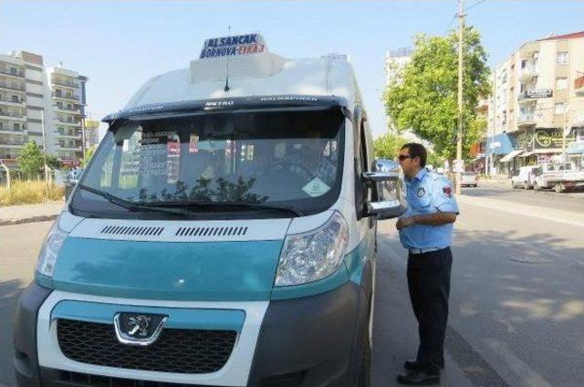 Klima Açmayan 30 Minibüs Şoförüne 208'er Lira Ceza