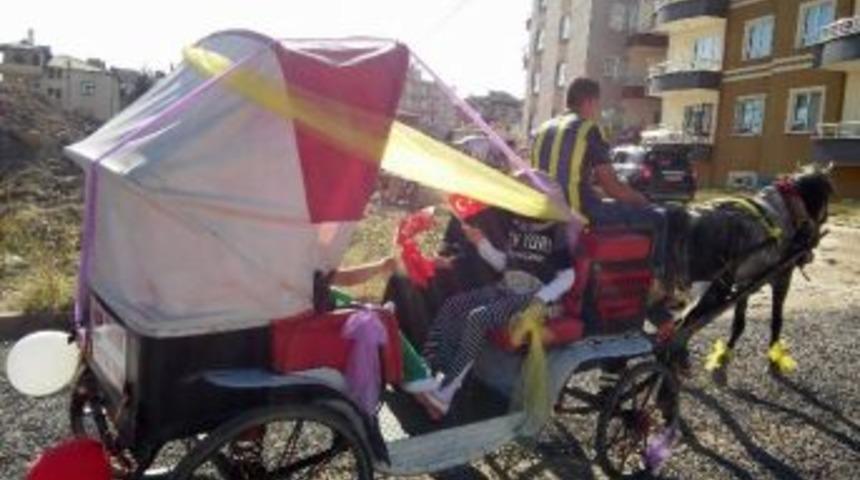 Develi&rsquo;de Fayton Turlarına Yoğun İlgi