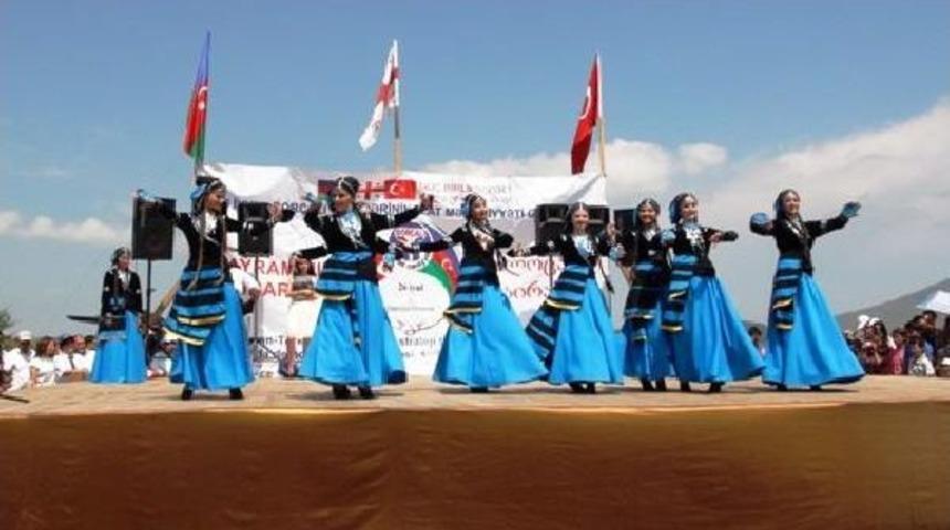 Üç Ülkenin Karapapakları, Gürcistan'da Bayram Yaptı