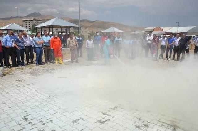 Hastanede Yangın Tatbikatı