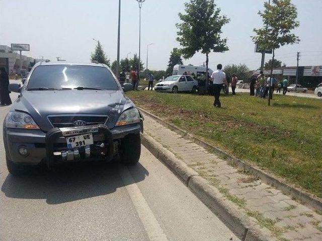 Düzce’de Trafik Kazası: 1 Yaralı