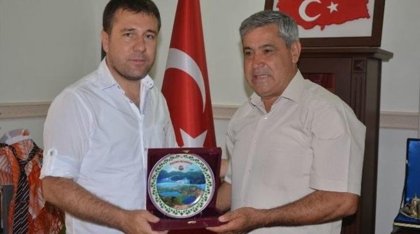 Ortaca Kaymakamı H&uuml;seyin Yılmaz&rsquo;dan Veda Ziyareti
