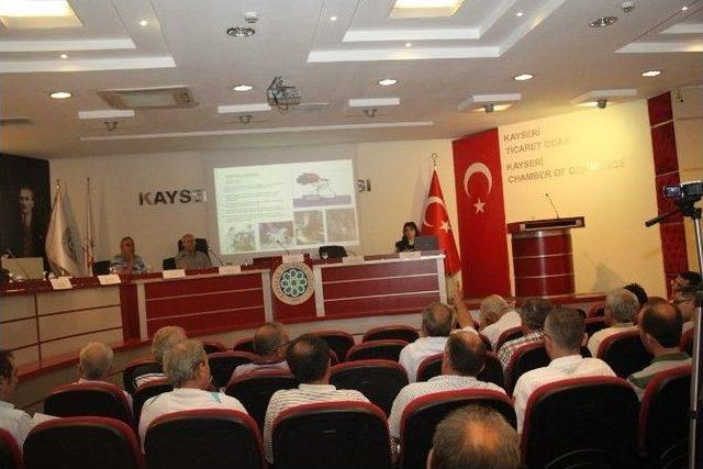 Kayseri Ticaret Odası Meslek Komitesi Üyeleri Biyogüvenlik Konusunda Bilgilendirildi