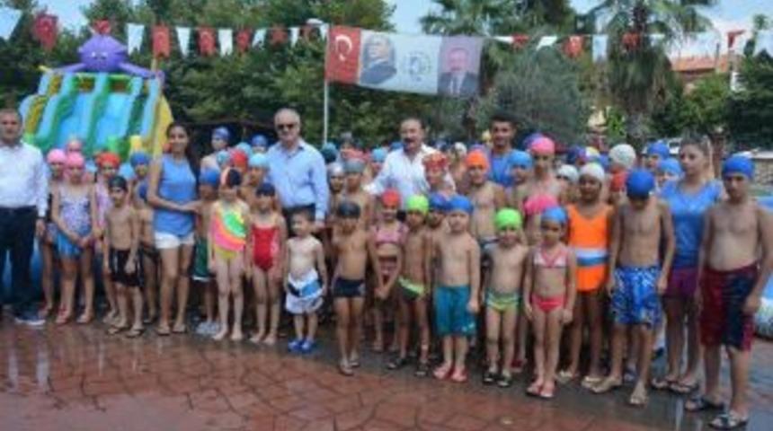 Başkan Doğan, &Ccedil;ocuklar İ&ccedil;in Kurulan Havuzu Ziyaret Etti