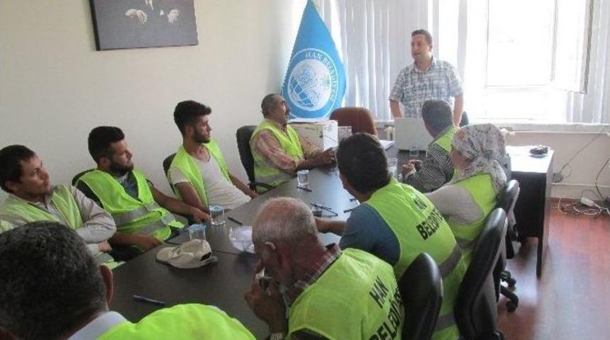 Han Belediyesi Personeline İş G&uuml;venliği Eğitimi