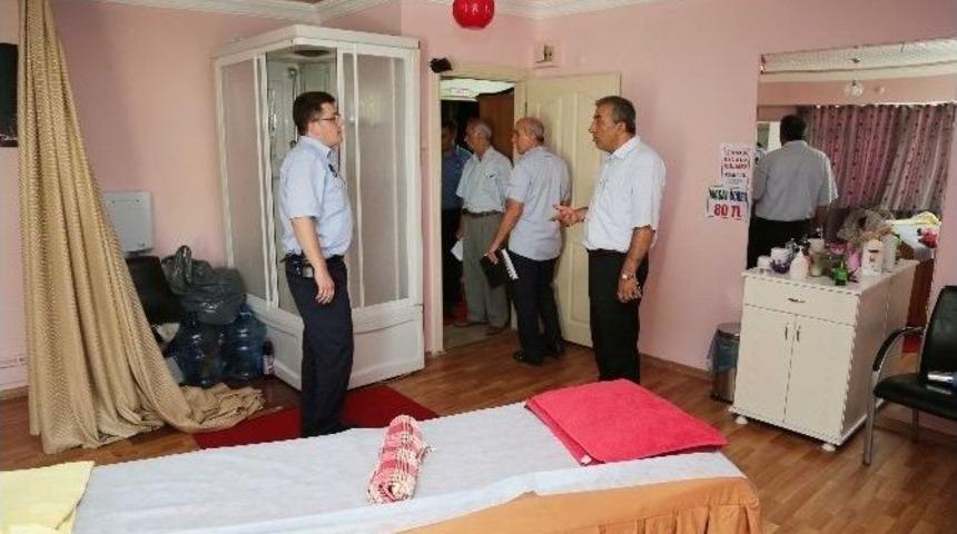 İlkadım&rsquo;dan Masaj Salonlarına Sıkı Denetim
