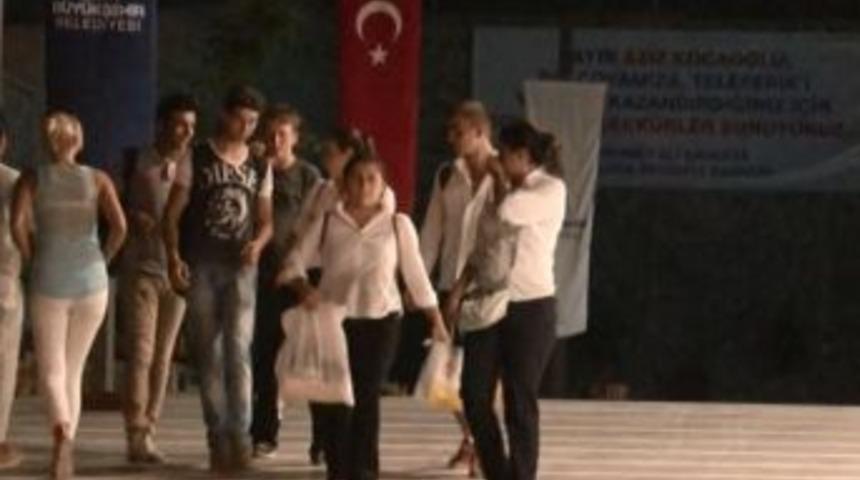 Teleferikte Mahsur Kaldılar