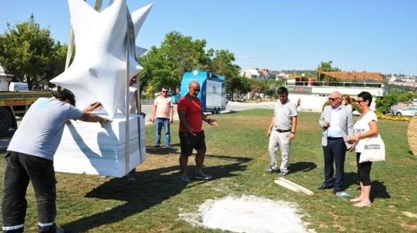 S&uuml;leymanpaşa&rsquo;da Heykeller Kentteki Yerlerini Alıyor