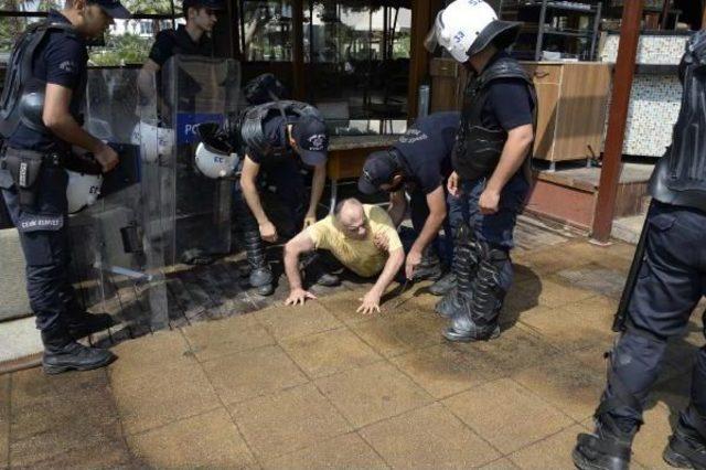 Mersin de Yıkım Gerginliği; 10 G&ouml;zaltı 1