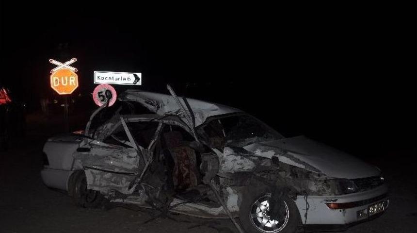 Muş&rsquo;ta Tren Otomobile &Ccedil;arptı: 4 &Ouml;l&uuml;, 3 Yaralı