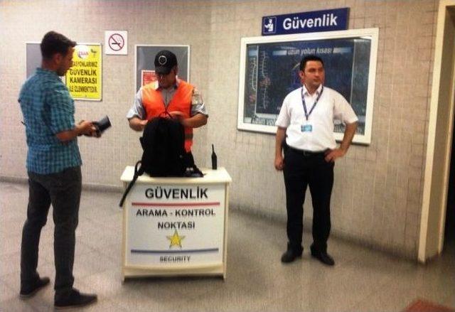 (özel) Metro Ve İzban’da Güvenlik Önlemleri Artırıldı
