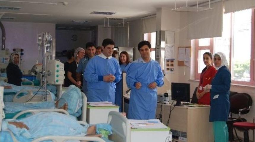 Tkhk Başkanı Uzman Dr. Zafer &Ccedil;ukurova Batman&rsquo;da Hastaneleri Gezdi