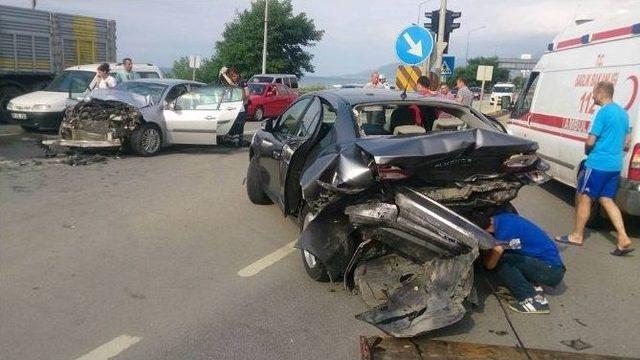 Giresun’da Trafik Kazası: 7 Yaralı