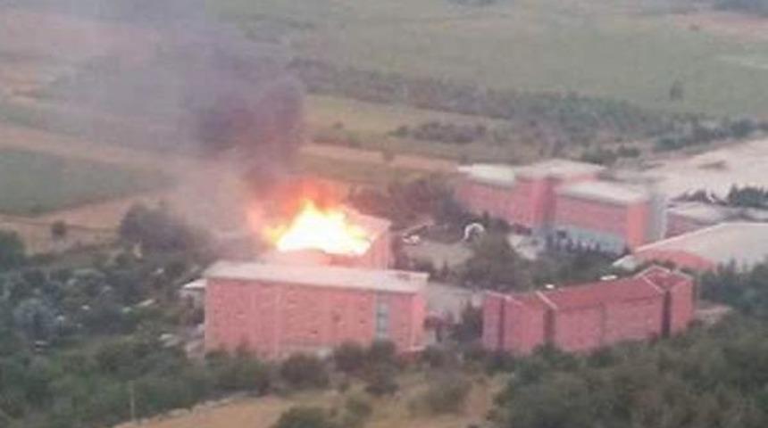 G&ouml;lpazarı A&ccedil;ık Cezaevi'nde Yangın (2)
