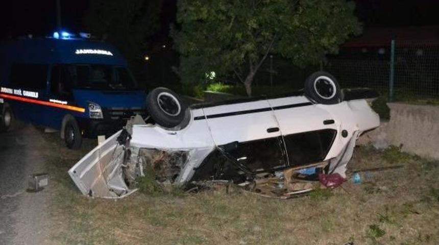 Otomobil Takla Attı: 6 Yaralı