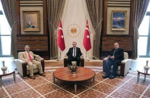 Erdoğan, Kırım Tatarları Onursal Lideri Kırımoğlu nu Kabul Etti 1