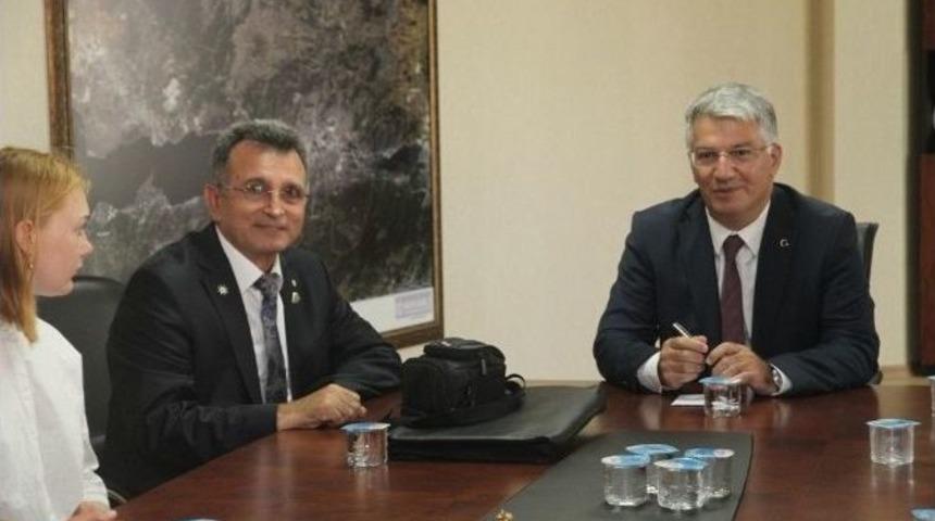 K&ouml;rfez Rotary Kul&uuml;b&uuml;&rsquo;nden Başkan Vekili &Ouml;zak&rsquo;a Ziyaret