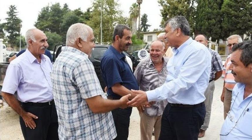 Başkan Karalar Yol Yapım &Ccedil;alışmalarını İnceledi