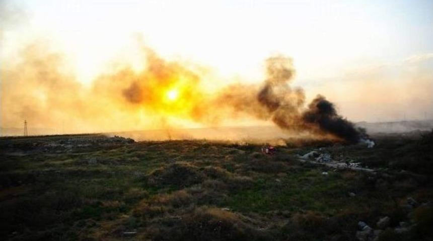 Afyonkarahisar&rsquo;da &Ccedil;&ouml;p Yangını