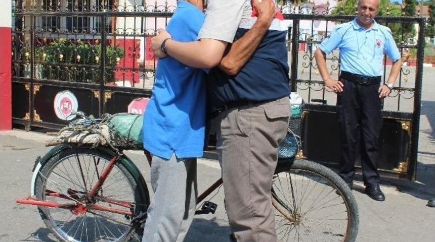 Asker Torunu İ&ccedil;in Bin 100 Km Pedal &Ccedil;evirdi