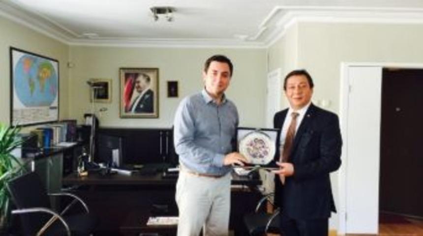 Bartın Tso Başkanı &Ccedil;akır&rsquo;dan, T&uuml;yap Genel M&uuml;d&uuml;r Yardımcısı Alag&ouml;z&rsquo;e Ziyaret