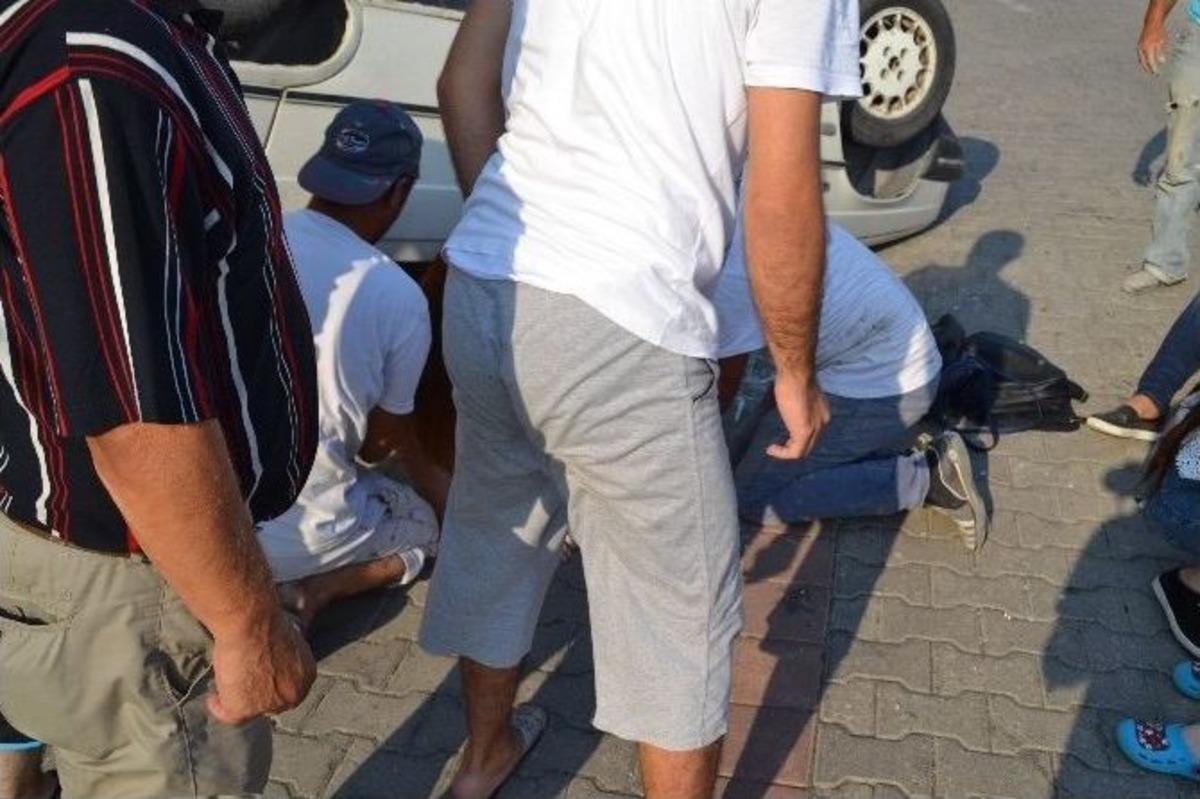Virajı Alamadı, Takla Attı: 6 Yaralı
