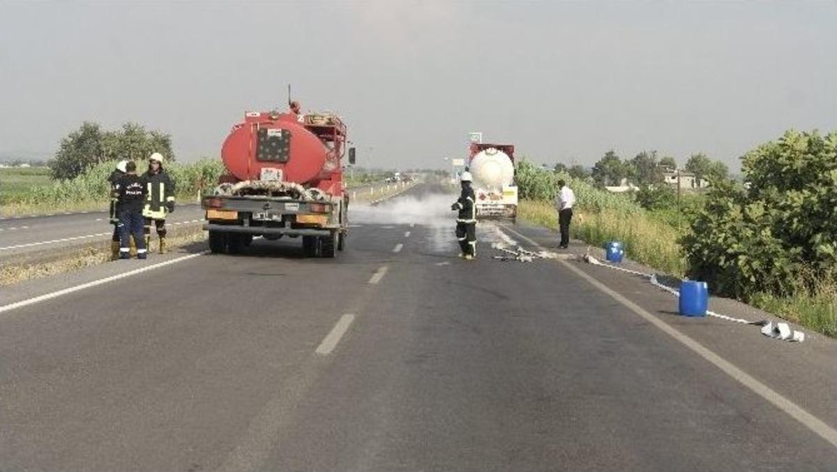 Gaz Ka&ccedil;ıran Lpg Tankeri Paniğe Neden Oldu