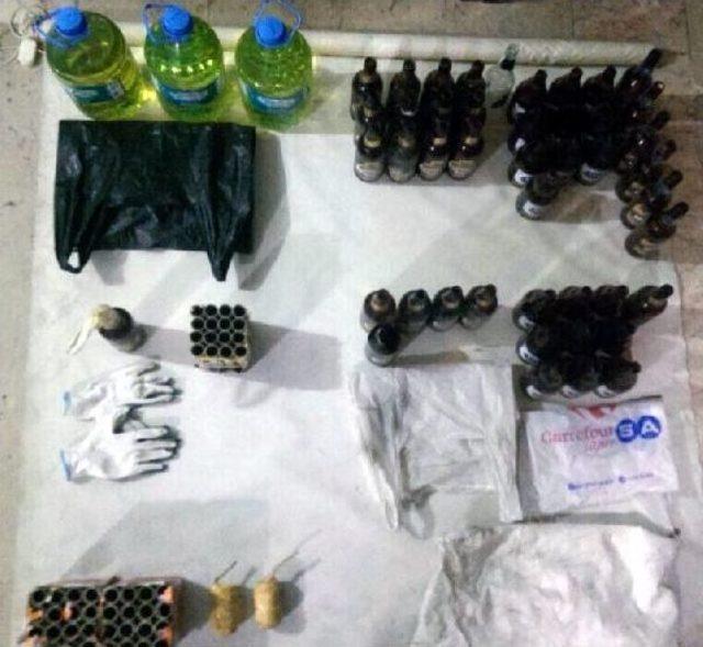 Diyarbakır da Eylemcilere Ait Molotof Ve Havai Fişek Ele Ge&ccedil;ti 2