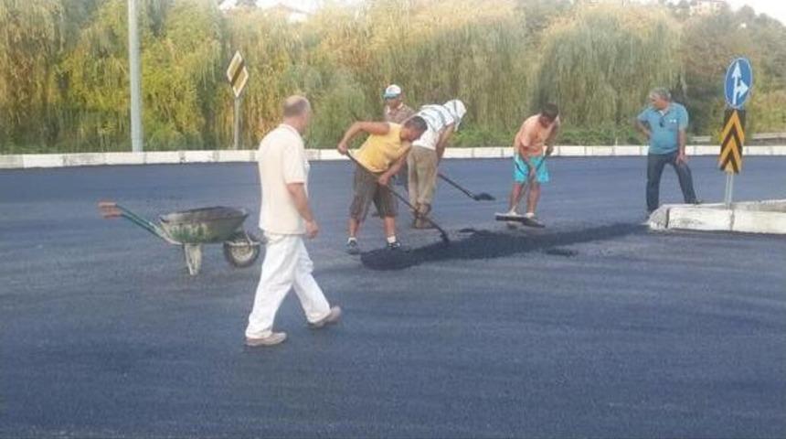 Ereğli Caddesinde Asfalt &Ccedil;alışması S&uuml;r&uuml;yor