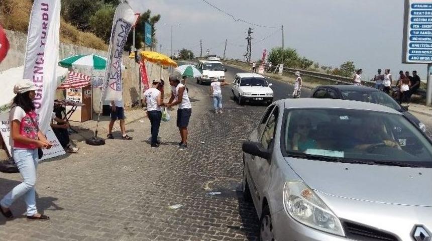 40 Derece Sıcakta &Ouml;ğrenci Avına &Ccedil;ıktılar