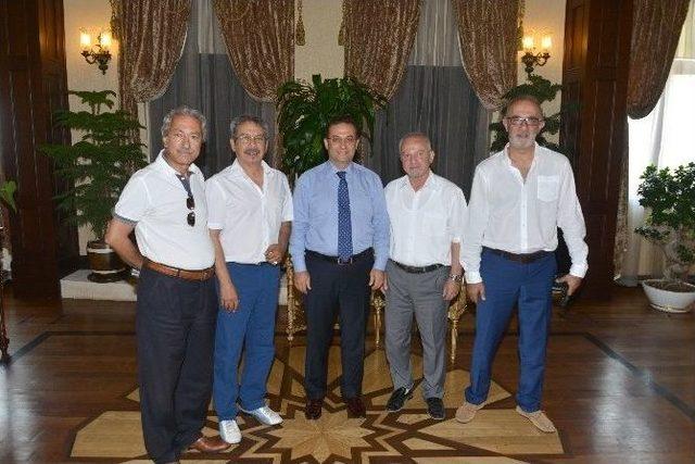 Tsyd Antalya Şubesi Y&ouml;neticilerinden Vali T&uuml;rker&rsquo;e Ziyaret 1