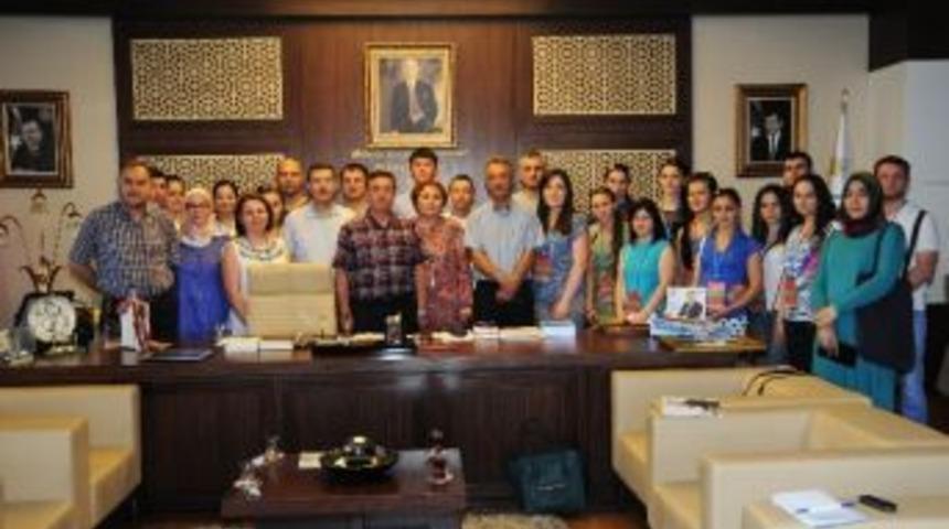 Başkan &Ccedil;etin, Kabartay Cumhuriyeti&rsquo;nden Gelen Gen&ccedil;leri Ağırladı