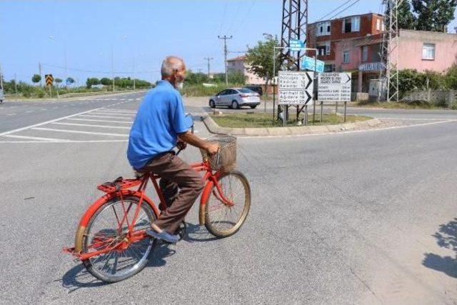 İzmir den Ünye ye Asker Torununu Ziyarete Bisikletle Geldi 2