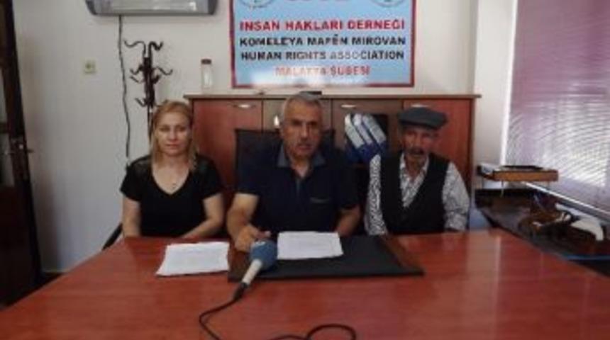 İhd Malatya Şubesi&rsquo;den A&ccedil;ıklama