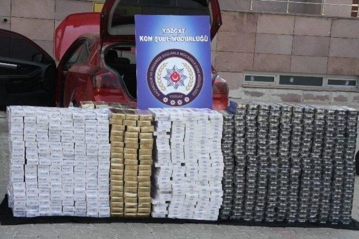 Yozgat Emniyeti 154 Bin 470 Paket Kaçak Sigara Ele Geçirdi