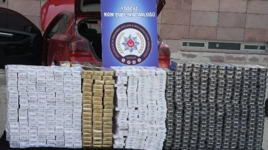 Yozgat Emniyeti 154 Bin 470 Paket Ka&ccedil;ak Sigara Ele Ge&ccedil;irdi