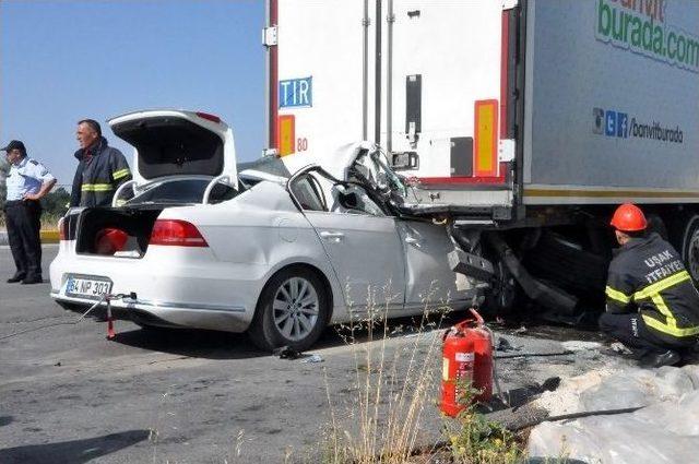 Uşak’ta Trafik Kazası: 2 Ölü