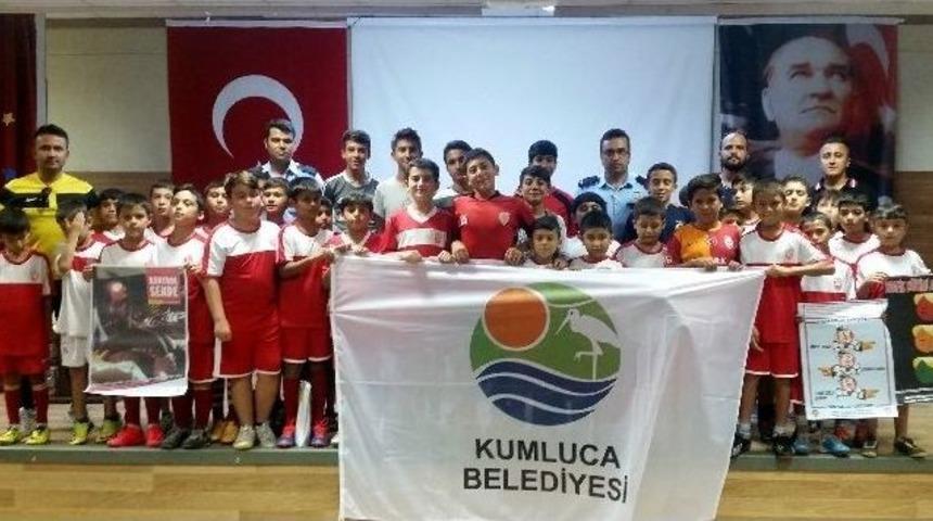 Kumluca&rsquo;da Yaz Spor Okulu &Ouml;ğrencilerine &ldquo;trafik&rdquo; Eğitimi