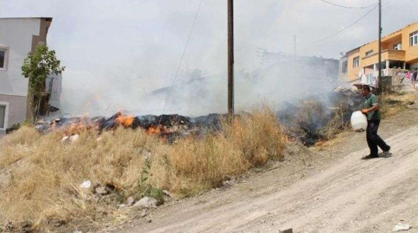 Bayburt&rsquo;ta Ot Yangını