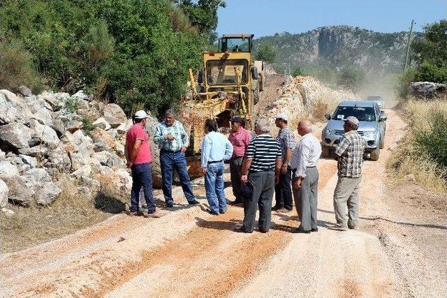 Büyükşehir’den Akseki’de Asfalt Seferberliği